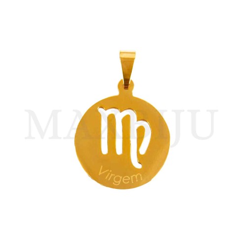 Steel 20mm Pendant - Carneiro