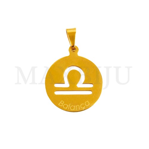 Steel 20mm Pendant - Carneiro