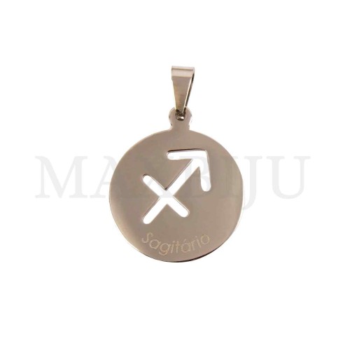 Steel 20mm Pendant - Carneiro