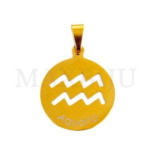 Steel 20mm Pendant - Carneiro