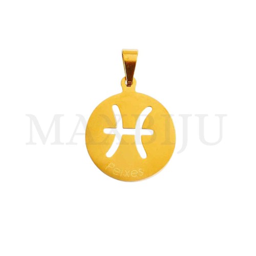 Steel 20mm Pendant - Carneiro