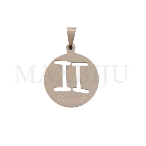 Steel 20mm Pendant - Carneiro