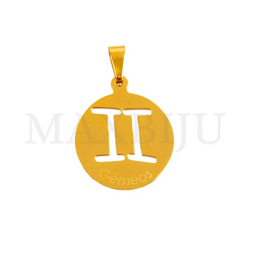 Steel 20mm Pendant - Carneiro