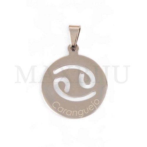 Steel 20mm Pendant - Carneiro