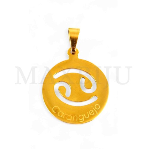 Steel 20mm Pendant - Carneiro