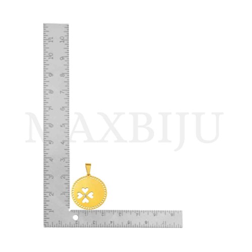 Stainless Steel Clover Pendant 21mm