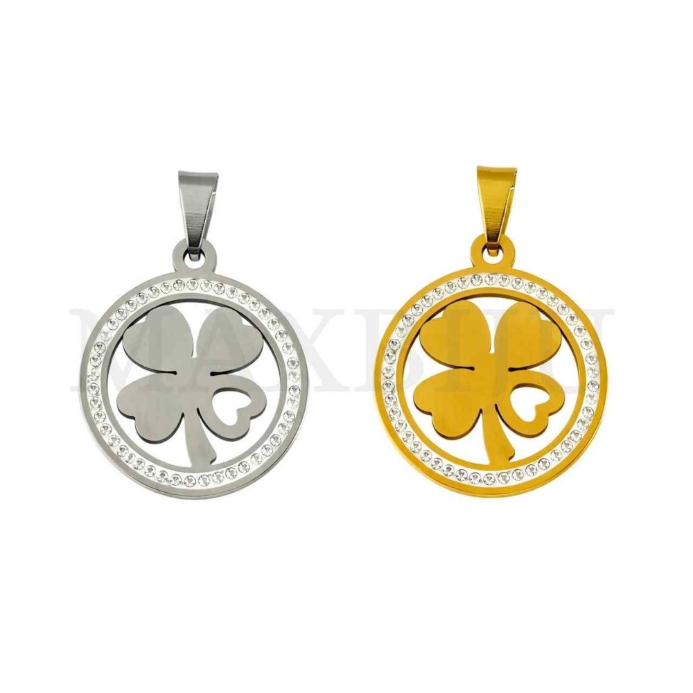 Stainless Steel Clover Pendant 20mm
