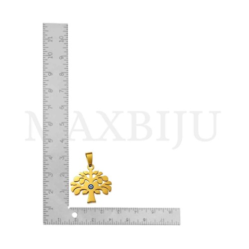 Stainless Steel Tree Pendant 26x26mm