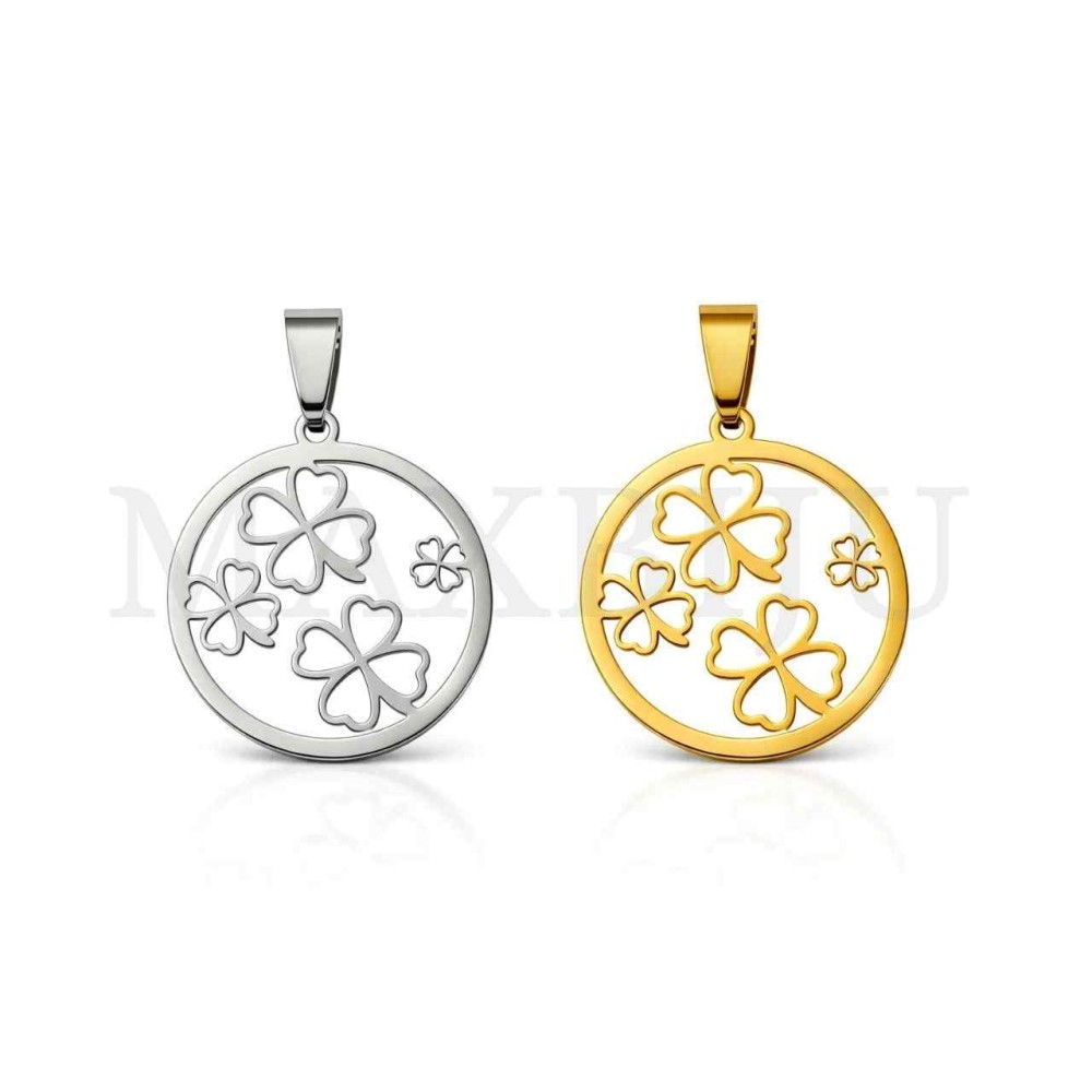 Stainless Steel Flower Pendant 25mm