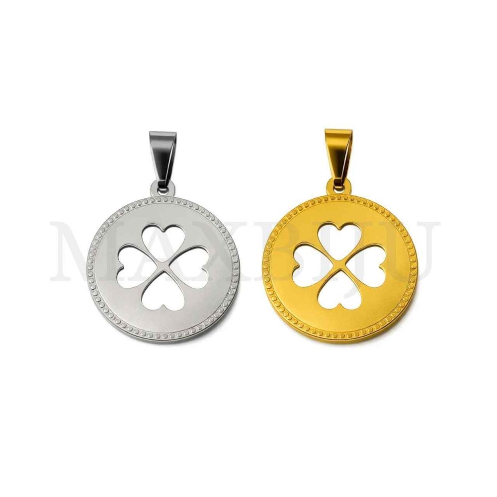 Stainless Steel Clover Pendant 20mm