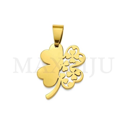 Stainless Steel Clover Pendant 20x26mm