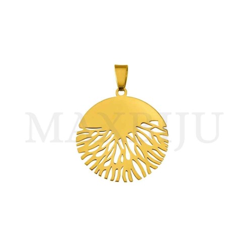 Stainless Steel Tree Pendant 30mm