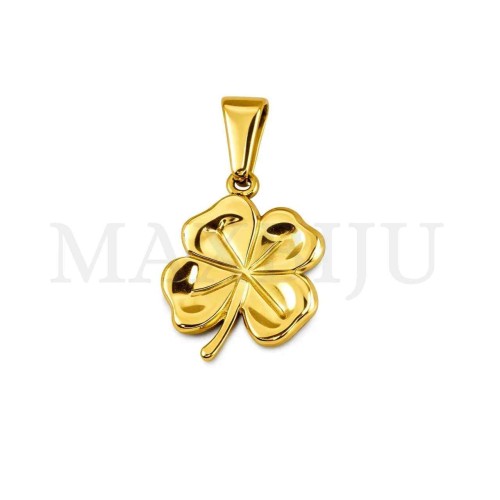 Stainless Steel Clover Pendant 15x19mm