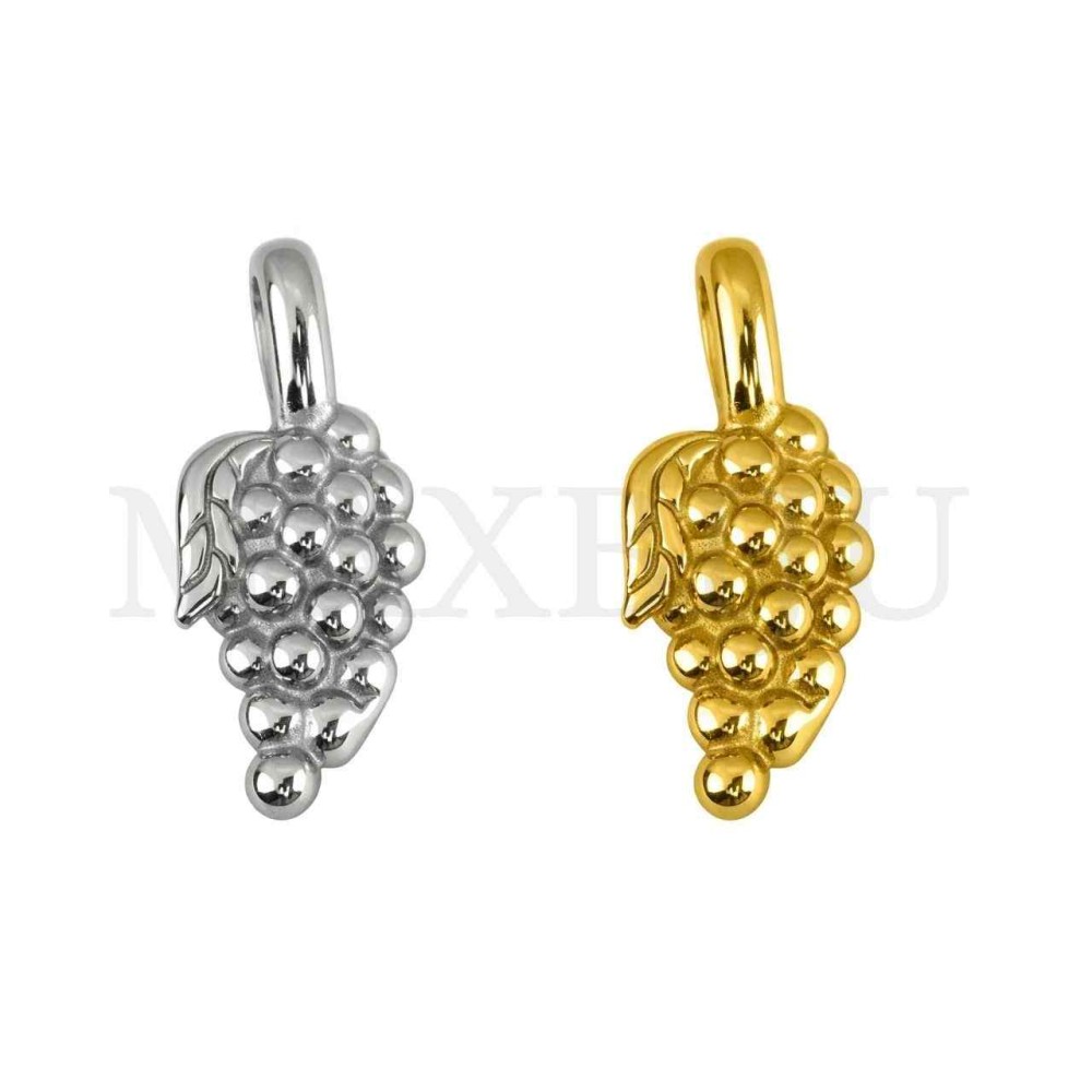 Stainless Steel Grape Pendant 13x31mm