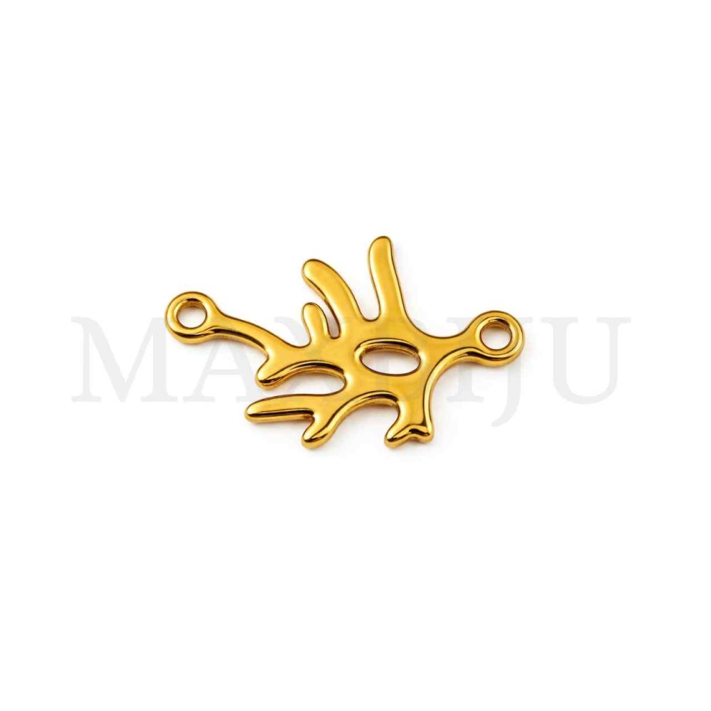 Stainless Steel Branches Pendant 25x16mm