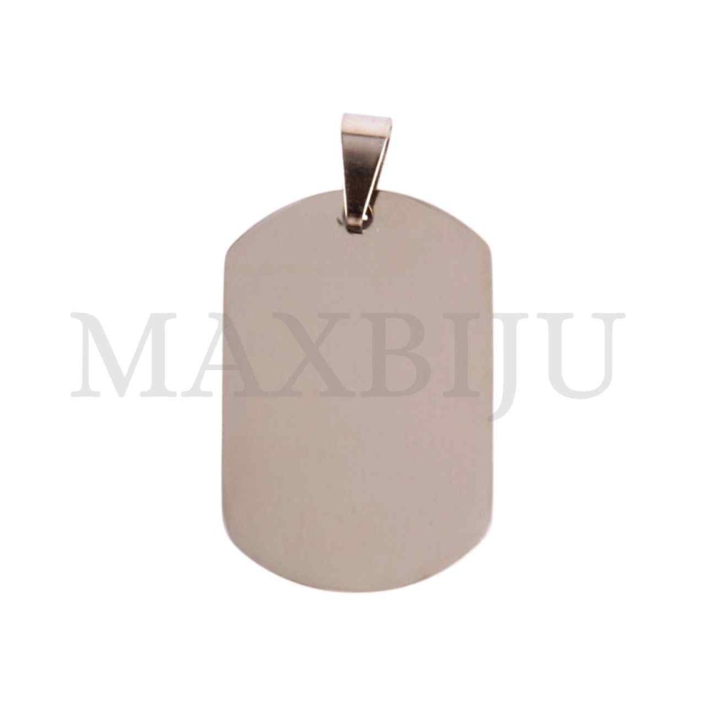 Stainless Steel Medal Pendant 19x29mm