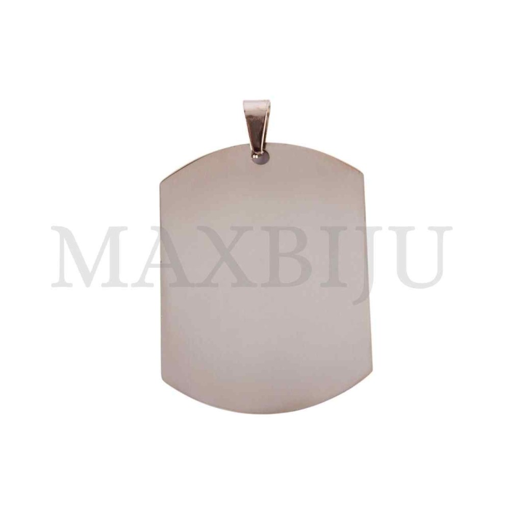 Stainless Steel Medal Pendant 38x50mm