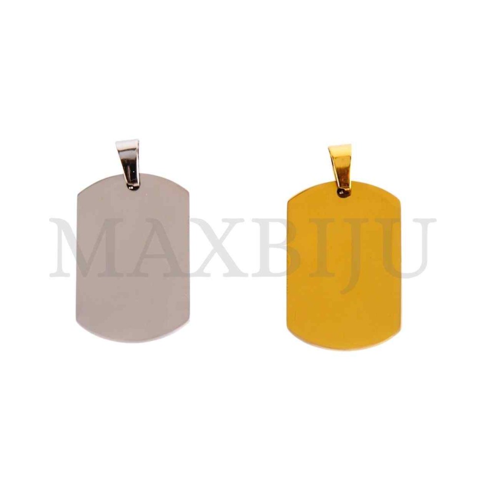 Stainless Steel Medal Pendant 19x29mm