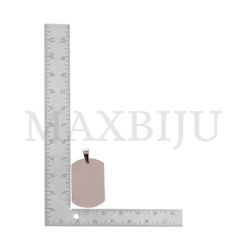 Stainless Steel Medal Pendant 19x29mm