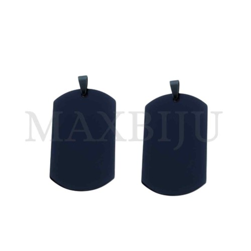 Stainless Steel Medal Pendant 30x50mm