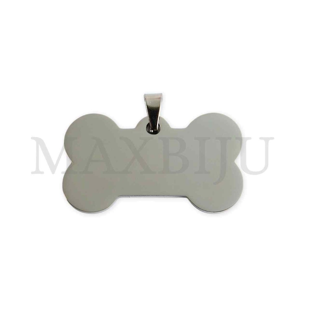 Stainless Steel Bone Medal Pendant. 
48x28mm.
