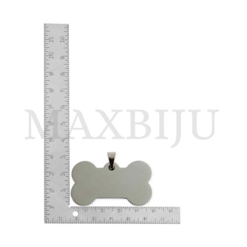 Stainless Steel Bone Medal Pendant. 
48x28mm.
