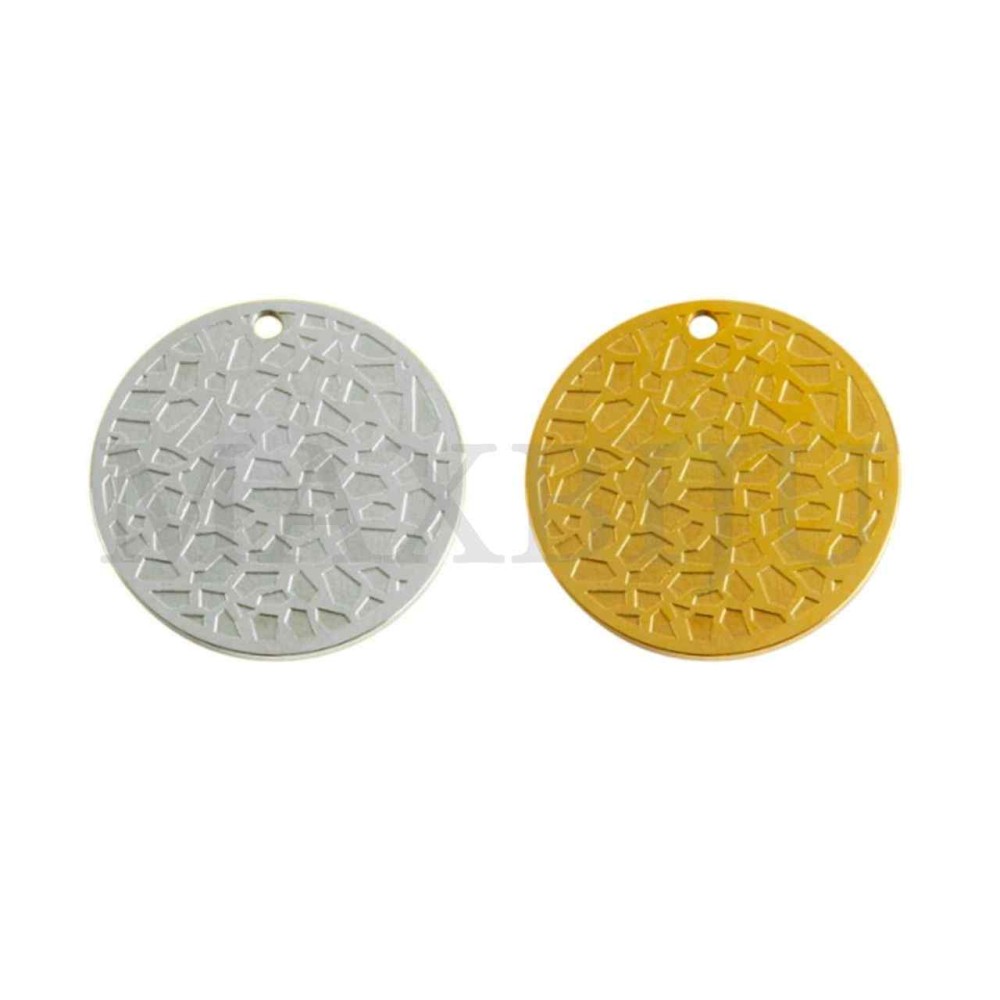 Stainless Steel Medal Pendant (25mm)