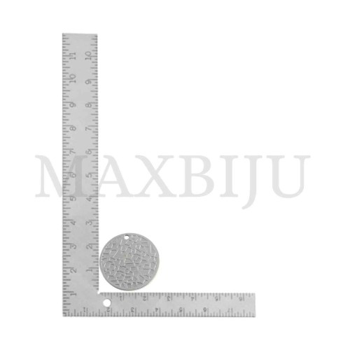 Stainless Steel Medal Pendant (25mm)