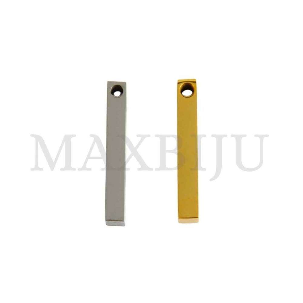 Stainless Steel Rectangle pendant 5x35mmm