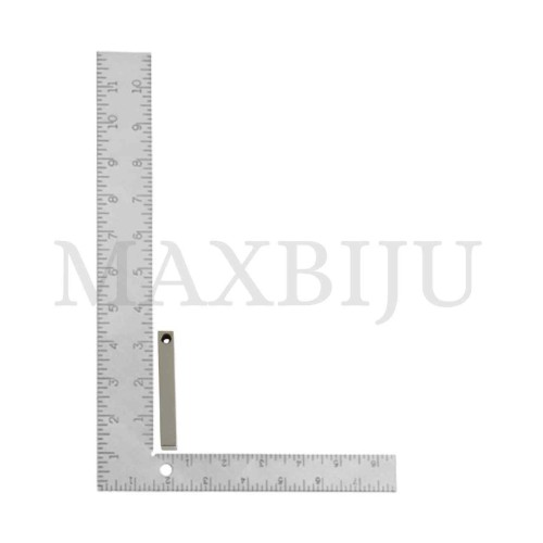 Stainless Steel Rectangle pendant 5x35mmm