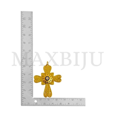 Stainless Steel Cross Pendant (42mm)