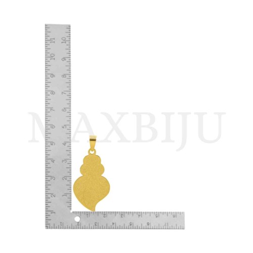 Stainless Steel Viana Heart Pendant 24x43mm