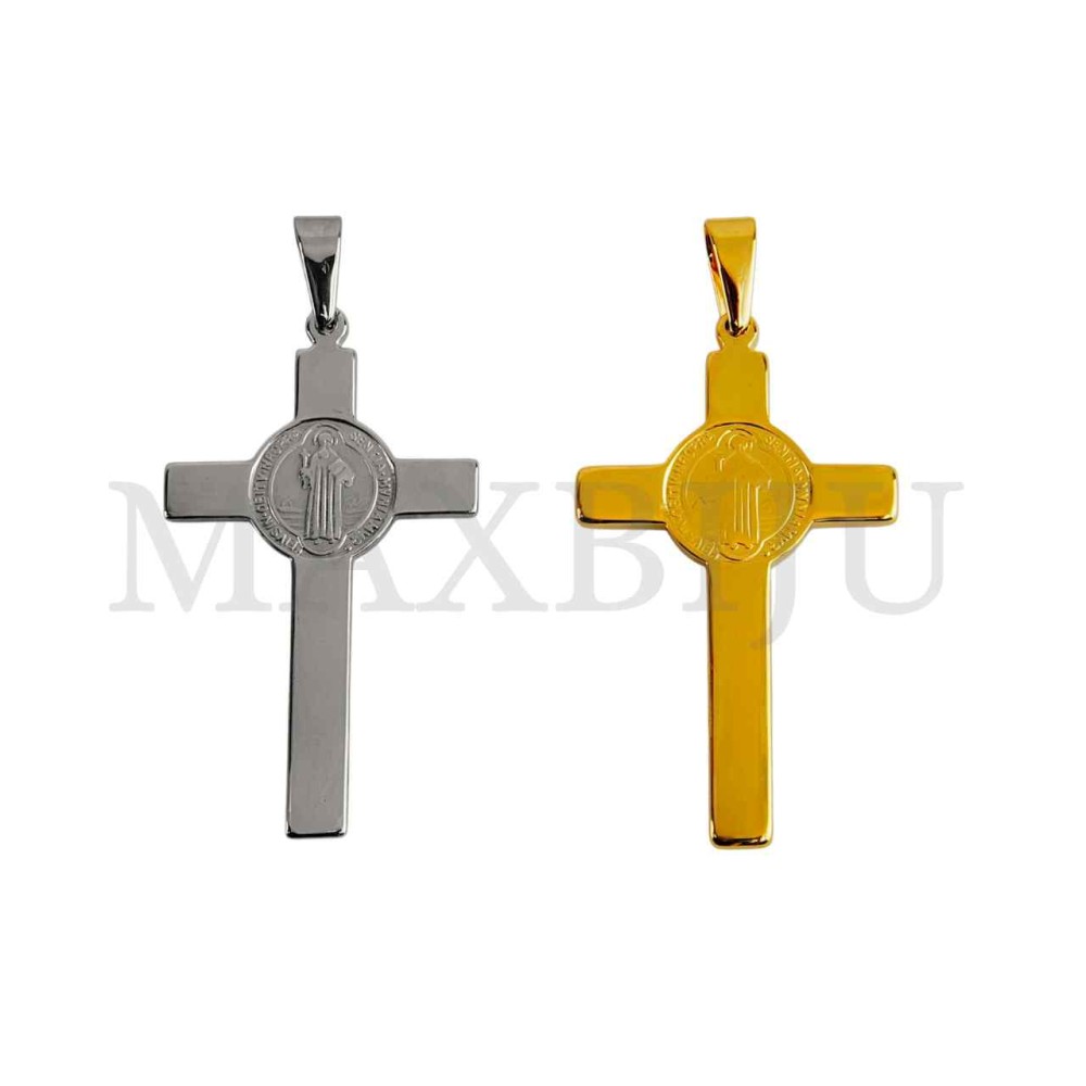 Stainless Steel Cross Pendant (55mm)