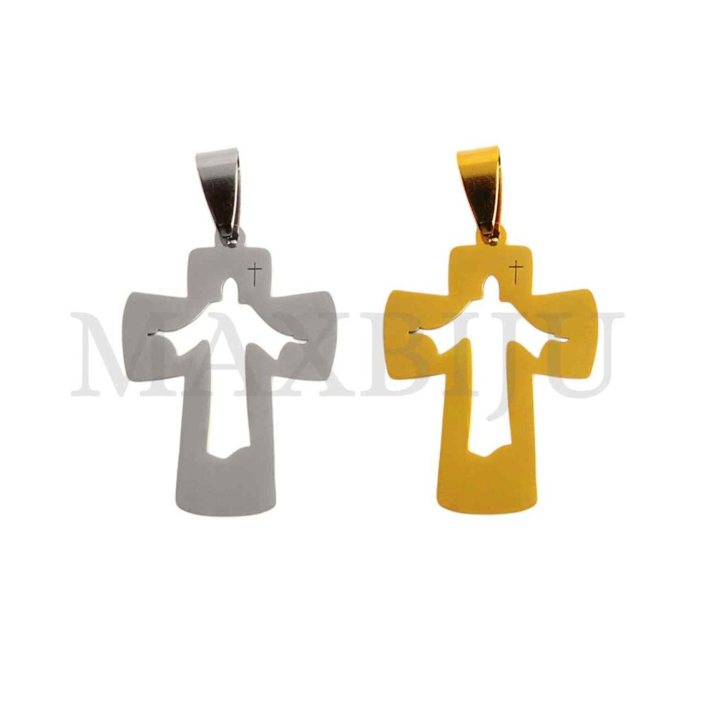 Stainless Steel Cross Pendant (31mm)