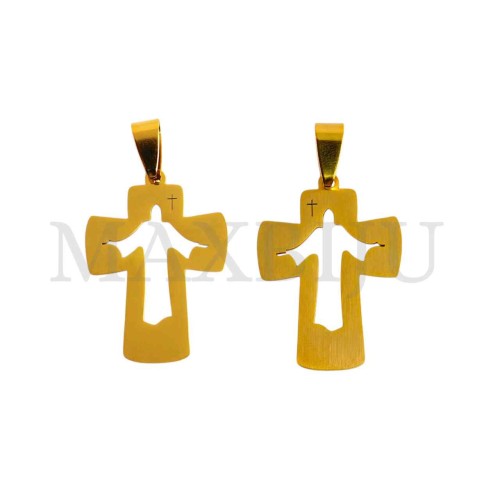 Stainless Steel Cross Pendant (31mm)