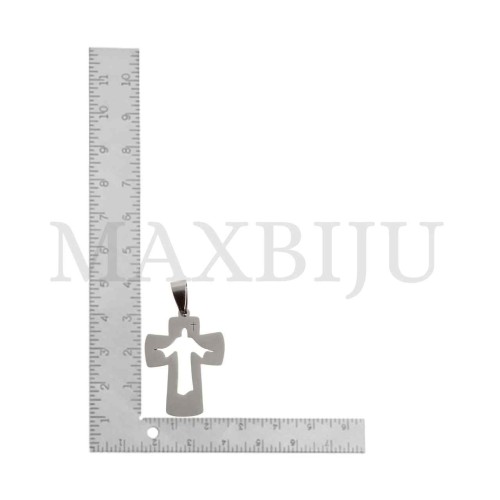 Stainless Steel Cross Pendant (31mm)
