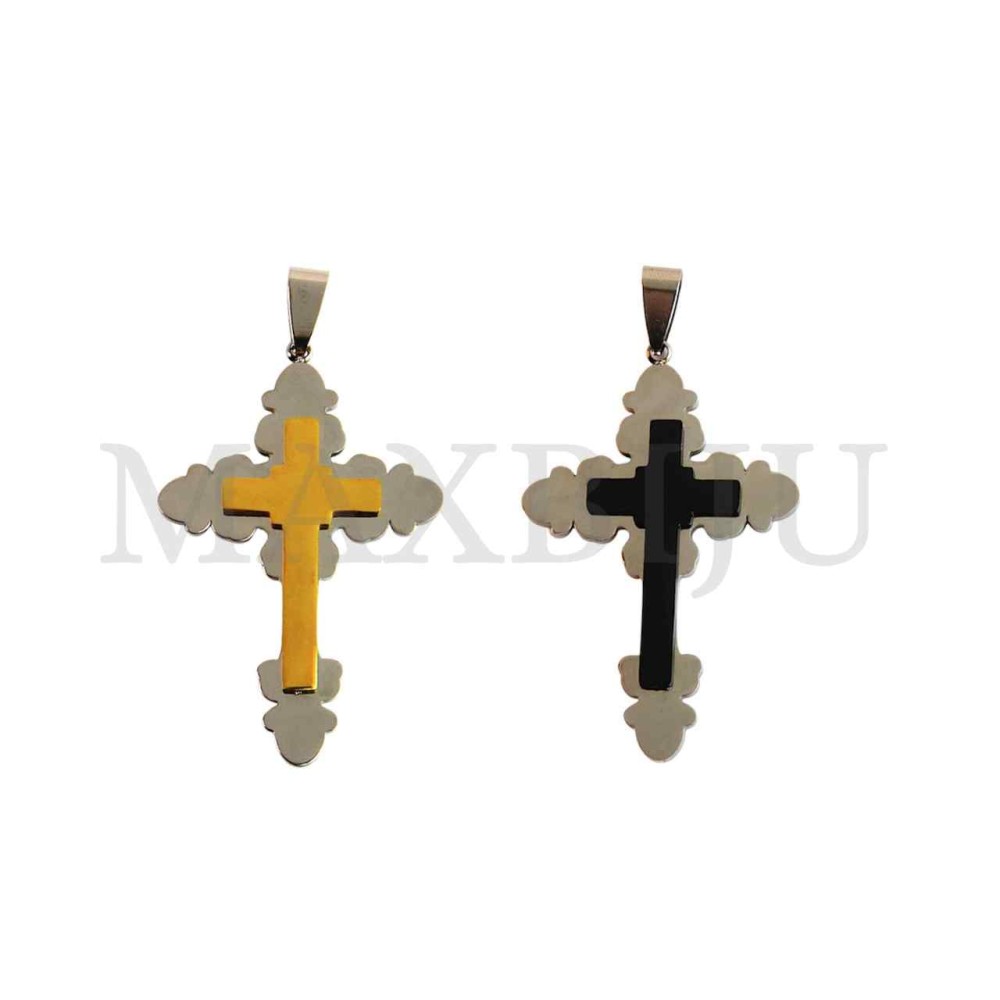 Stainless Steel Cross Pendant (46mm)