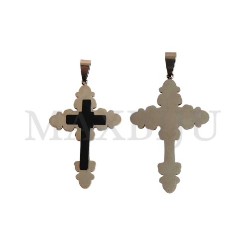 Stainless Steel Cross Pendant (46mm)