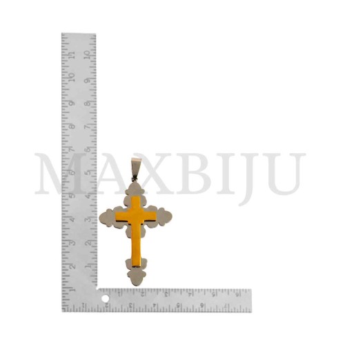 Stainless Steel Cross Pendant (46mm)