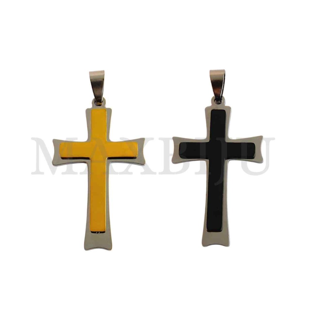 Stainless Steel Cross Pendant (41mm)