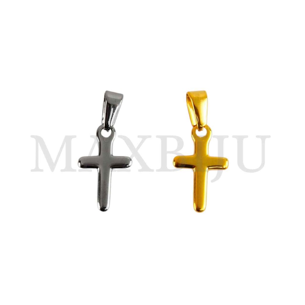 Stainless Steel Cross Pendant (15mm)