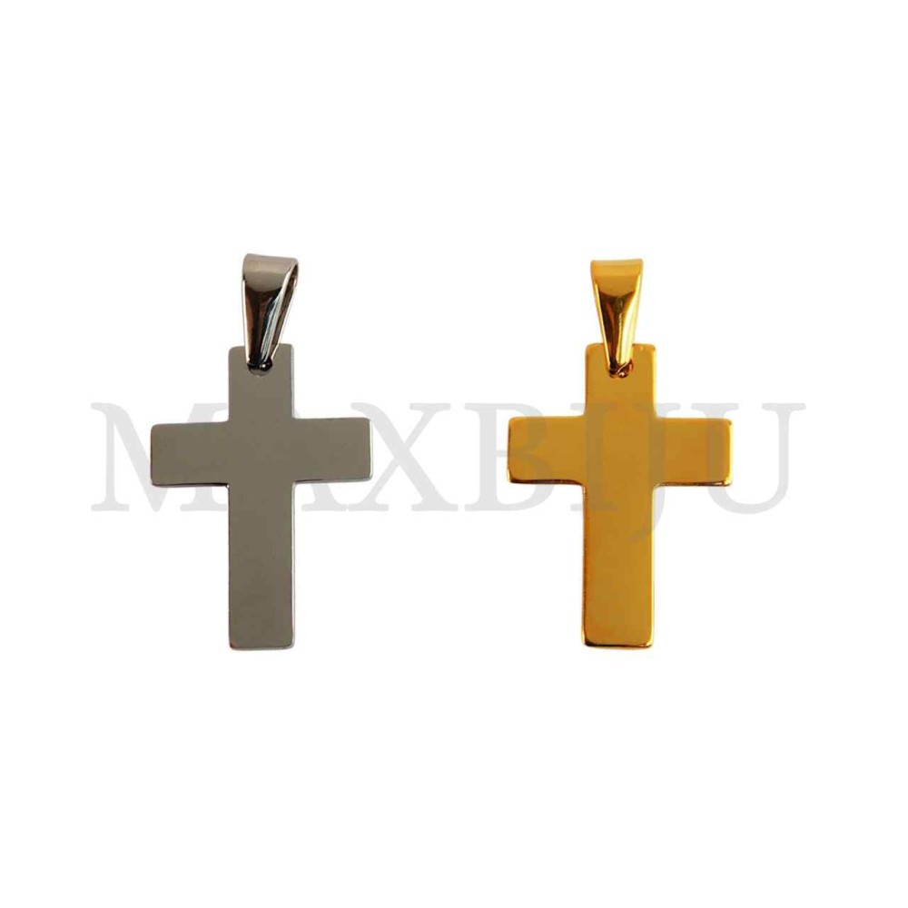Stainless Steel Cross Pendant (29mm)