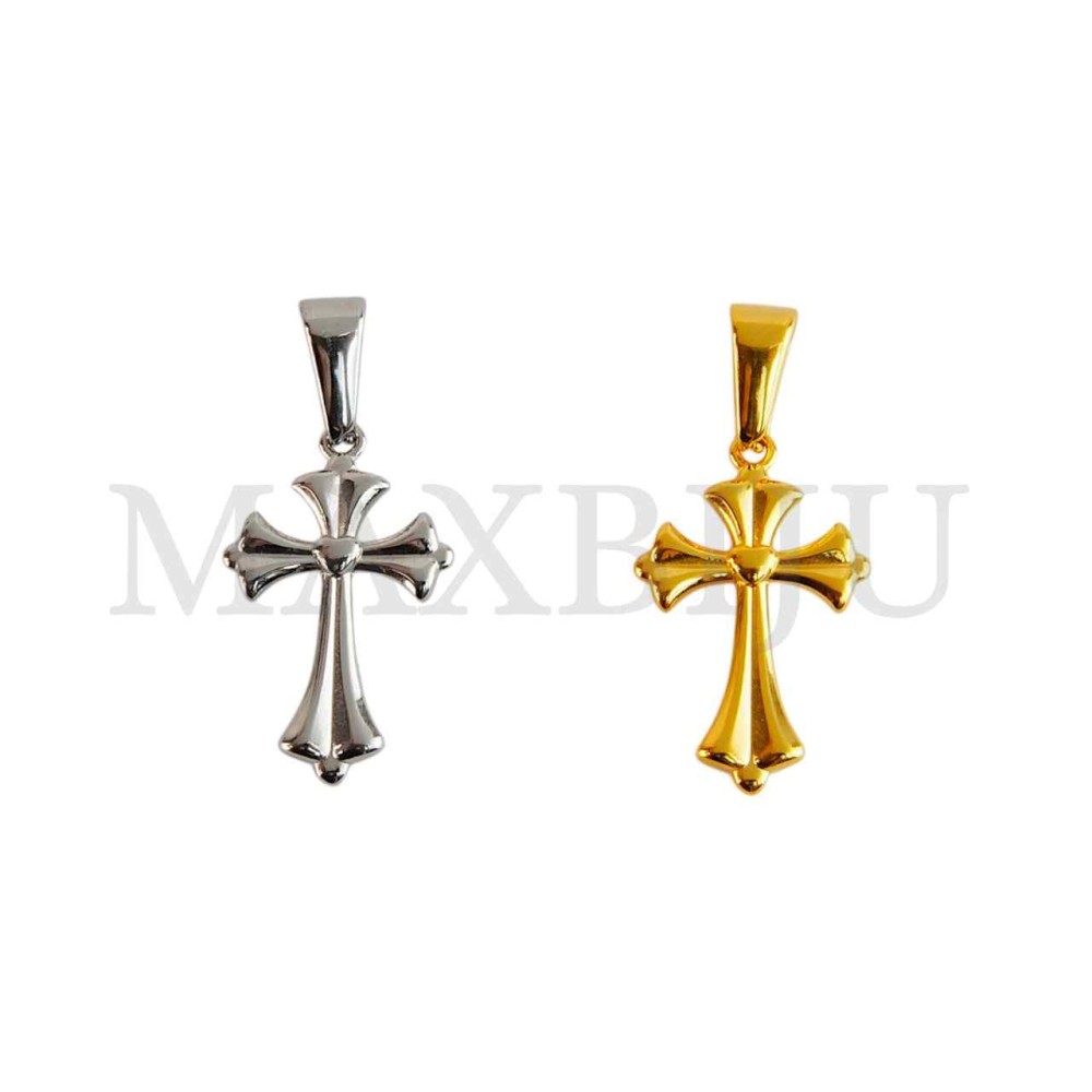 Stainless Steel Cross Pendant (22mm)