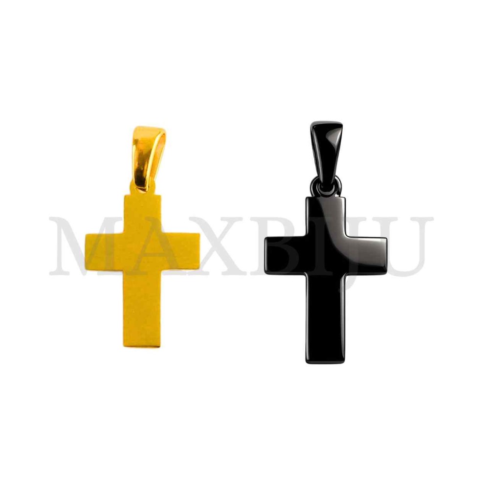 Stainless Steel Cross Pendant (18mm)