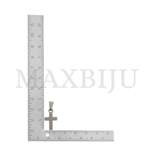 Stainless Steel Cross Pendant (21mm)