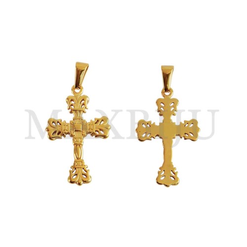 Stainless Steel Cross charm Pendant (32mm)