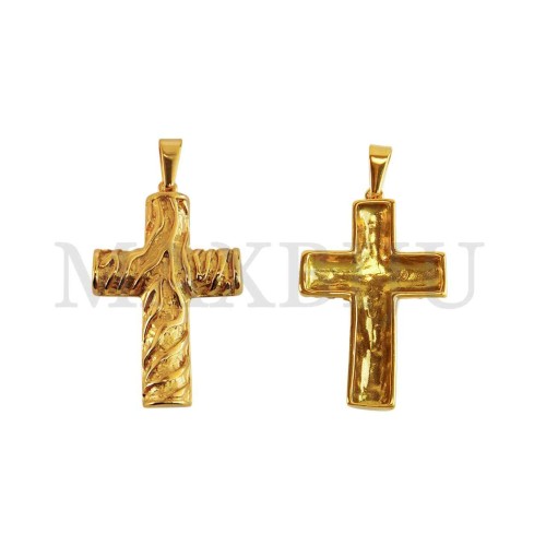 Stainless Steel Cross charm Pendant (47mm)