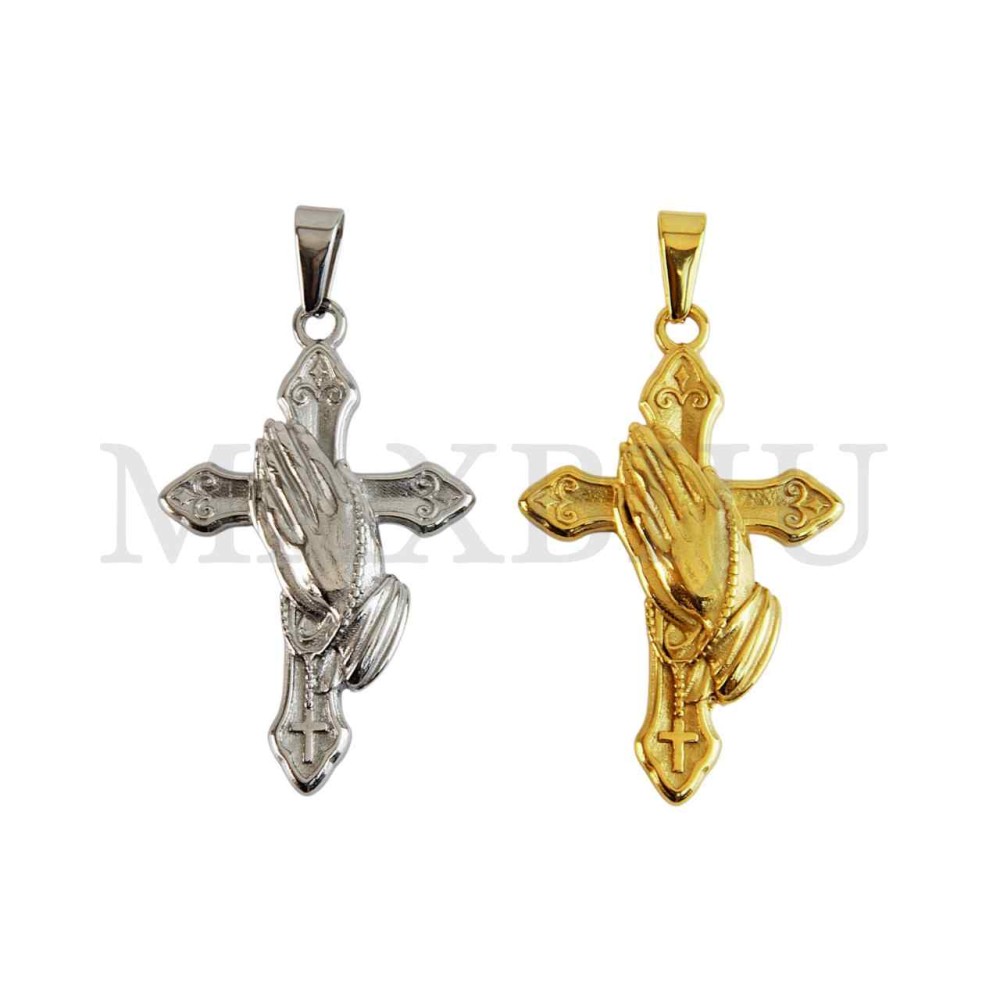 Stainless Steel Cross charm Pendant (50mm)