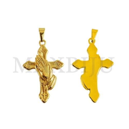 Stainless Steel Cross charm Pendant (50mm)