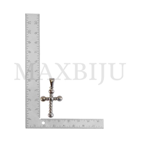 Stainless Steel Cross charm Pendant (33mm)
